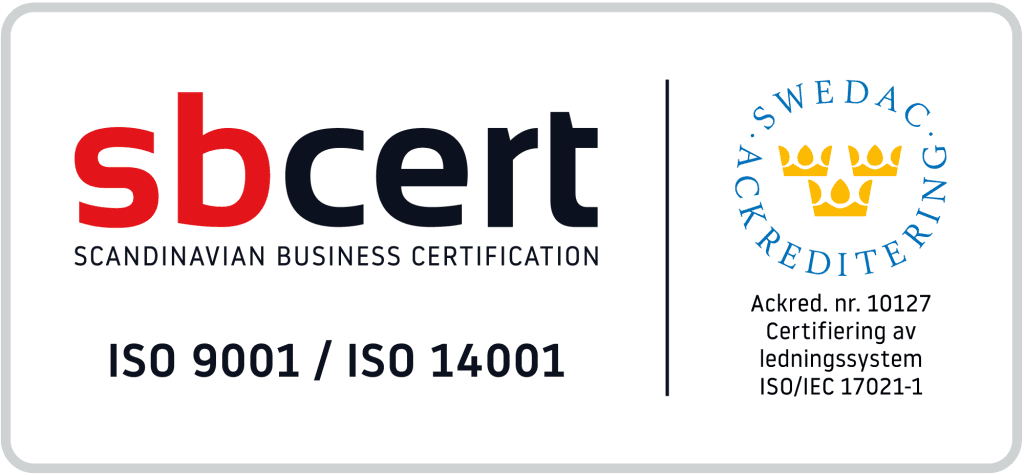 Ringerike Miljøservice AS er ISO sertifisert! 9001 14001 6 9001 14001 6