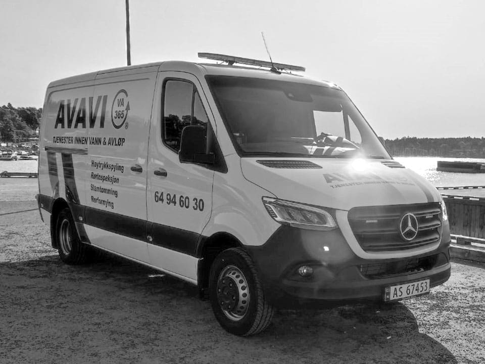 Spylebil fra Ringerike Miljøservice